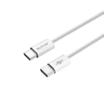 Cable Compatible USB-C A USB-C 1 Metro Trenzado - Imagen 2